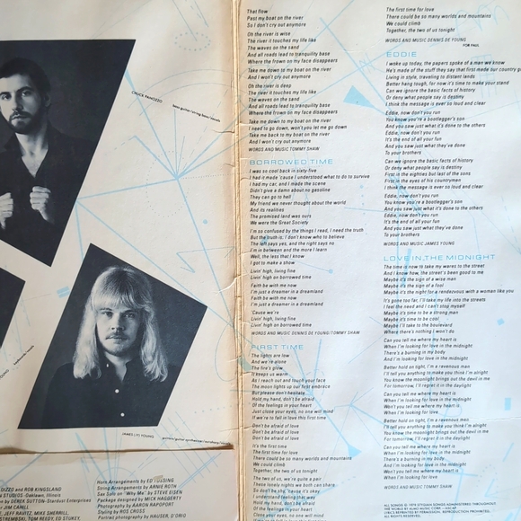 Vintage STYX CORNERSTONE Vinyl LP Record Album - Picture 4 of 13